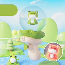 Load image into Gallery viewer, Kids Summer Spray Water Toy With Light Game Frog Spaceman Bath Toys For Boys Girls Outdoor Beach Pool Toys Gift Water Fights
