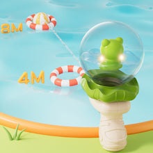 Load image into Gallery viewer, Kids Summer Spray Water Toy With Light Game Frog Spaceman Bath Toys For Boys Girls Outdoor Beach Pool Toys Gift Water Fights
