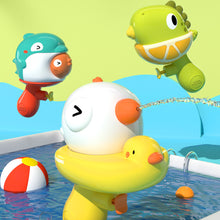 Load image into Gallery viewer, Mini Cartoon Animal Children Pressure Water Spray Toy Baby Bath Toy Fight Tool Toy Kid Gift Water Fights Beach Pool Toys
