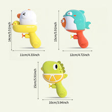 Load image into Gallery viewer, Mini Cartoon Animal Children Pressure Water Spray Toy Baby Bath Toy Fight Tool Toy Kid Gift Water Fights Beach Pool Toys

