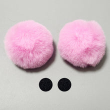 Load image into Gallery viewer, 2Pcs Car Motorcycle Helmet Decoration Soft Plush Ball For Motocross Full Face Off Road Helmet Sticker

