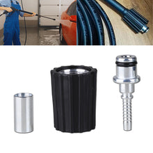 Load image into Gallery viewer, Car Washer Water Cleaning Hose Pipe Fitting Twist Connector High Pressure Washer Hose Insert Fittings D14 D15mm Ring Nut M22 M14
