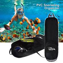 Load image into Gallery viewer, Large Capacity PVC Diving Bag Adjustable Shoulder Bag With Layered Mesh Pockets Double Zipper Diving Items Storage Bag

