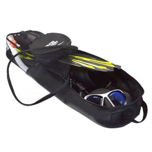 Load image into Gallery viewer, Large Capacity PVC Diving Bag Adjustable Shoulder Bag With Layered Mesh Pockets Double Zipper Diving Items Storage Bag
