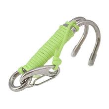 Load image into Gallery viewer, 316 Stainless Steel Double Head Diving Hook Strong Durable Double Flow Hook Fluorescent Parachute Maintain Body Stability And Balance Diving Safety Accessories
