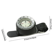 Load image into Gallery viewer, Outdoor Professional Diving Luminous Compass Strap Strong Magnetic 50M Waterproof Watch Diving Compass
