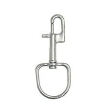 Load image into Gallery viewer, 316 Stainless Steel Single/Double Head Diving Hook Quick Release Spring Buckle Tow Rope Hook 360° Rotation BCD Diving Equipment
