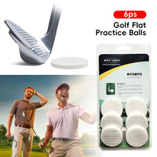 Load image into Gallery viewer, 6PCS Golf Flat Ball Golf Indoor Swing Training Practice Ball Improve The Hit Rate
