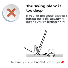 Load image into Gallery viewer, 1PC Golf Flat Ball Golf Indoor Swing Training Practice Ball Improve The Hit Rate
