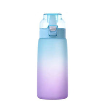 Load image into Gallery viewer, 600ML Fun Sippy Bottle With 0 Sugar 0 Calorie Fruit Scent Ring Two-Color Gradient Sports Fragrance Bottle
