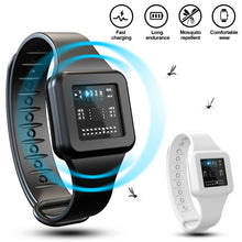 Load image into Gallery viewer, Ultrasonic Mosquito Repellent Bracelet 3 Gear Frequency Adjustable Electronic Watch Portable Outdoor Mosquito Repellent Expelling Insects Artifact
