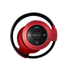 Load image into Gallery viewer, Mini Wireless Bluetooth Headphones Insert TF Card FM Radio Foldable Headsets Sports Stereo Headphones
