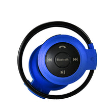 Load image into Gallery viewer, Mini Wireless Bluetooth Headphones Insert TF Card FM Radio Foldable Headsets Sports Stereo Headphones
