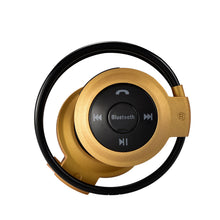Load image into Gallery viewer, Mini Wireless Bluetooth Headphones Insert TF Card FM Radio Foldable Headsets Sports Stereo Headphones
