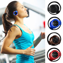 Load image into Gallery viewer, Mini Wireless Bluetooth Headphones Insert TF Card FM Radio Foldable Headsets Sports Stereo Headphones
