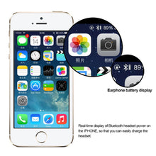 Load image into Gallery viewer, Mini Wireless Bluetooth Headphones Insert TF Card FM Radio Foldable Headsets Sports Stereo Headphones
