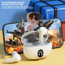 Load image into Gallery viewer, 5.3 Sports High-End Noise-Cancelling Wireless Bluetooth Headphones With Digital Display Ultra-Long Endurance In-Ear Touch Headphones
