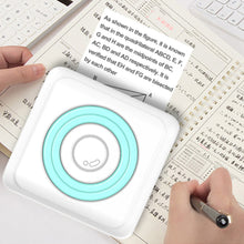 Load image into Gallery viewer, Mini Portable Pocket Bluetooth Thermal Printer Student Label Picture Error Scrapbook Printer
