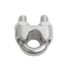 Load image into Gallery viewer, 304 Stainless Steel U-type Clamp Wire Clips Rope Clip Cable Bolts Rigging Hardware Clamps M2-M18
