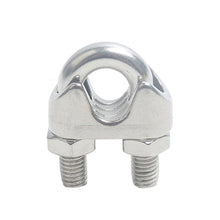 Load image into Gallery viewer, 304 Stainless Steel U-type Clamp Wire Clips Rope Clip Cable Bolts Rigging Hardware Clamps M2-M18
