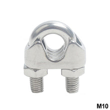 Load image into Gallery viewer, 304 Stainless Steel U-type Clamp Wire Clips Rope Clip Cable Bolts Rigging Hardware Clamps M2-M18
