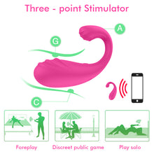 Load image into Gallery viewer, APP Controls The Stimulation Vibration Female Masturbation Flirtation Remote Control Invisible Wearable Jump Egg
