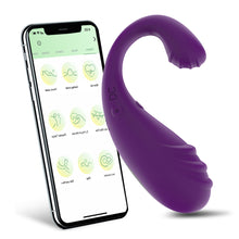 Load image into Gallery viewer, APP Controls The Stimulation Vibration Female Masturbation Flirtation Remote Control Invisible Wearable Jump Egg
