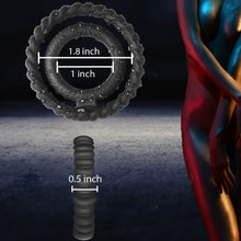 Load image into Gallery viewer, 10 Frequency Vibration Lock Ring Silicone Lock Ring Male Delayed Masturbator Adult Sex Toy Lock Ring
