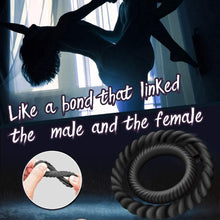 Load image into Gallery viewer, 10 Frequency Vibration Lock Ring Silicone Lock Ring Male Delayed Masturbator Adult Sex Toy Lock Ring
