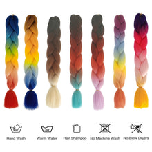 Load image into Gallery viewer, Elastic Hair Ties Jumbo Braid Hair Wig Dirty Braid Hair Rope for Girls Pigtails Long Wig Hair Rope Bows Hair Accessories
