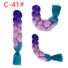 Load image into Gallery viewer, Hair Ties Elastic Jumbo Braid Hair Wig Hair Bands for Girls Pigtails Long Wig Hair Rope Bows Hair Accessories
