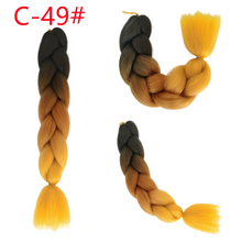 Load image into Gallery viewer, Hair Ties Elastic Jumbo Braid Hair Wig Hair Bands for Girls Pigtails Long Wig Hair Rope Bows Hair Accessories
