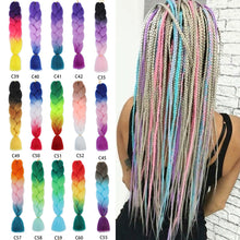 Load image into Gallery viewer, Hair Ties Elastic Jumbo Braid Hair Wig Hair Bands for Girls Pigtails Long Wig Hair Rope Bows Hair Accessories
