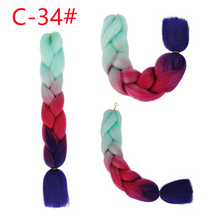 Load image into Gallery viewer, Hair Ties Elastic Jumbo Braid Hair Wig Hair Bands for Girls Pigtails Long Wig Hair Rope Bows Hair Accessories
