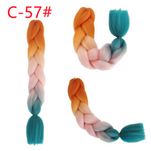 Load image into Gallery viewer, Hair Ties Elastic Jumbo Braid Hair Wig Hair Bands for Girls Pigtails Long Wig Hair Rope Bows Hair Accessories

