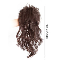 Load image into Gallery viewer, Wig Women's Long Hair Ponytail Grab Clip Large Wave Celebrity Natural High Ponytail Blossom Long Curly Hair Fake Ponytail Braid
