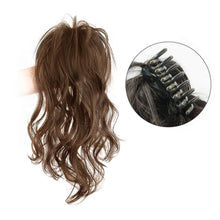 Load image into Gallery viewer, Wig Women's Long Hair Ponytail Grab Clip Large Wave Celebrity Natural High Ponytail Blossom Long Curly Hair Fake Ponytail Braid
