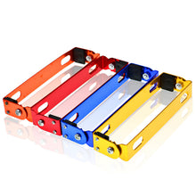 Load image into Gallery viewer, Aluminum Motorcycle Car License Plate Frame Racing Auto Adjustable Angle License Plate Holder Bracket
