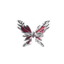 Load image into Gallery viewer, New Punk Cross Butterfly Irregular Red Crystal Glass Heart Aesthetic Rings for Women Y2K Gothic Animal Spider Ring Creative Jewelry
