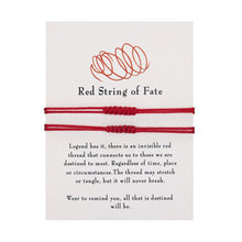 Load image into Gallery viewer, 2Pcs/Set 7 Knots Red String Bracelet for Women Men Lucky Amulet Handmade Rope Bracelets Friendship Couple Wristband Jewelry Gift
