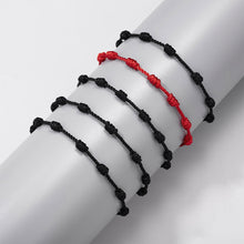 Load image into Gallery viewer, 2Pcs/Set 7 Knots Red String Bracelet for Women Men Lucky Amulet Handmade Rope Bracelets Friendship Couple Wristband Jewelry Gift

