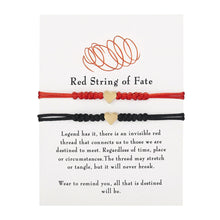 Load image into Gallery viewer, 2Pcs/Set 7 Knots Red String Bracelet for Women Men Lucky Amulet Handmade Rope Bracelets Friendship Couple Wristband Jewelry Gift
