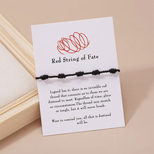 Load image into Gallery viewer, 2Pcs/Set 7 Knots Red String Bracelet for Women Men Lucky Amulet Handmade Rope Bracelets Friendship Couple Wristband Jewelry Gift
