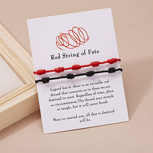 Load image into Gallery viewer, 2Pcs/Set 7 Knots Red String Bracelet for Women Men Lucky Amulet Handmade Rope Bracelets Friendship Couple Wristband Jewelry Gift
