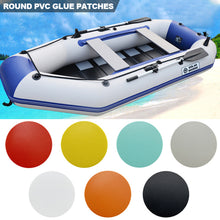 Load image into Gallery viewer, 6.2cm/2.44inch PVC Inflatable Boats Kayak Special Damaged Leaking Hole Repair Patch Kit Patch Tool Waterproof with 2ml Glue
