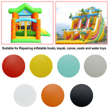 Load image into Gallery viewer, 6.2cm/2.44inch PVC Inflatable Boats Kayak Special Damaged Leaking Hole Repair Patch Kit Patch Tool Waterproof with 2ml Glue
