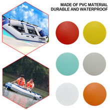 Load image into Gallery viewer, 6.2cm/2.44inch PVC Inflatable Boats Kayak Special Damaged Leaking Hole Repair Patch Kit Patch Tool Waterproof with 2ml Glue
