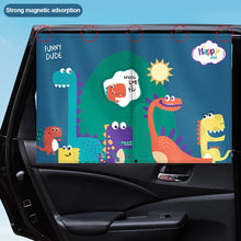 Load image into Gallery viewer, Car Window Shades Mosquito Net Sun Cover 2 Layers Telescopic Magnetic Sunshade UV Protection Block Mesh Curtain
