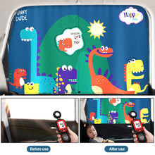 Load image into Gallery viewer, Car Window Shades Mosquito Net Sun Cover 2 Layers Telescopic Magnetic Sunshade UV Protection Block Mesh Curtain
