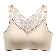 Load image into Gallery viewer, Butterfly Lace Women's Brassiere Back Sexy Gathering Comfortable Vest-style Bra With Adjustable Straps And Chest Pads
